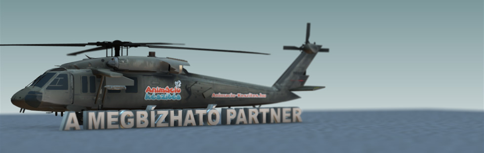 helikopter animáció